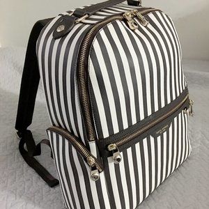 Henri Bendel 57th Iconic Centennial Leather backpack. New